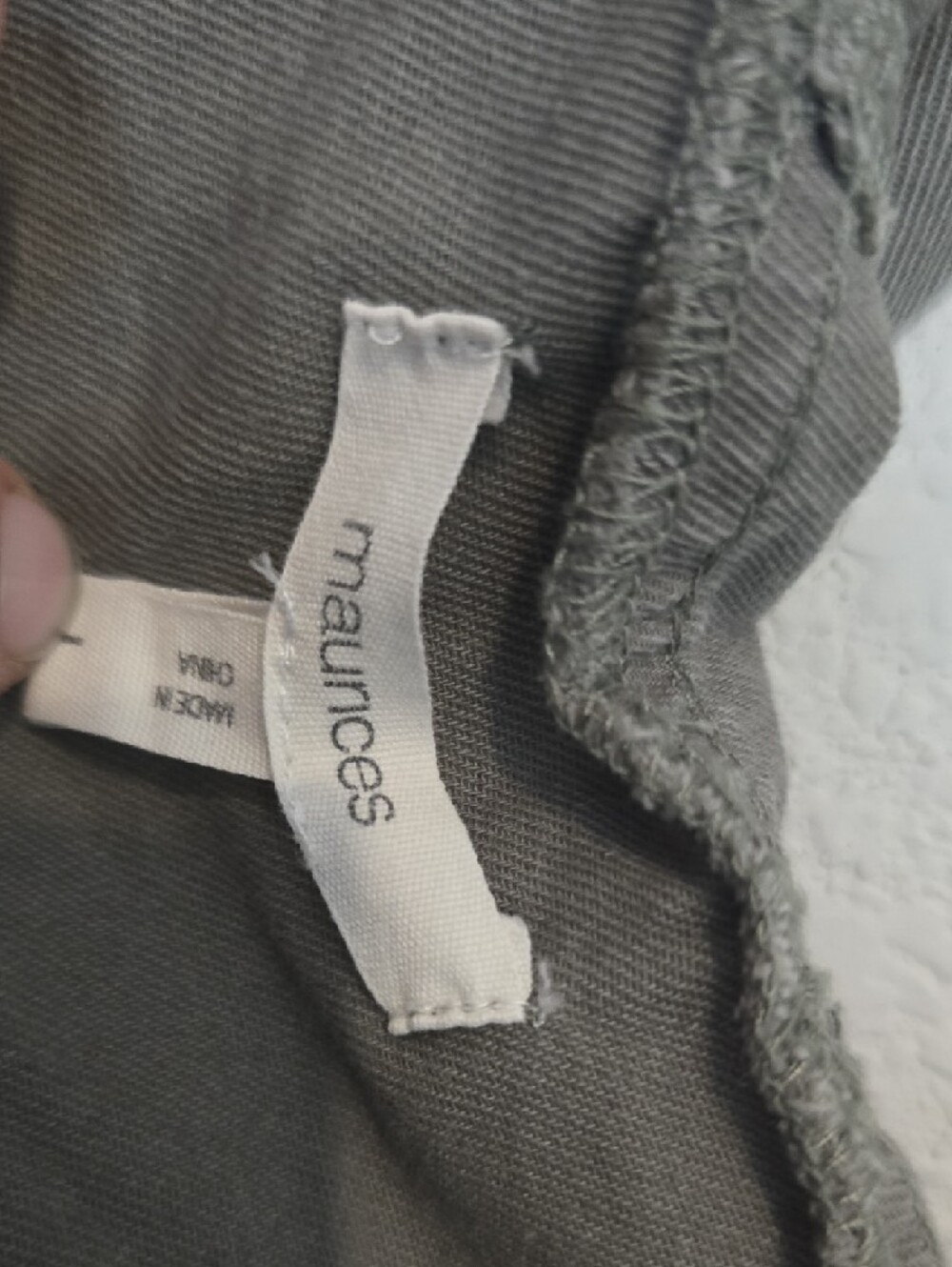 Maurices Olive Utility Jacket with Hood - Picture 2 of 4